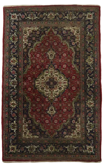Fine Wool Tabriz Oriental Rug 3x5