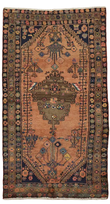 Mahal Persian Wool Rug 5x8