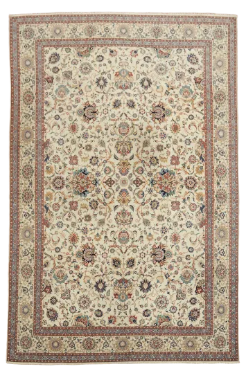 Super Quality Kashan Persian Vegetable Dye Wool Area Rug 9x13