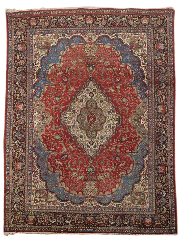 Tabriz Persian Vintage Wool Area Rug 10x13