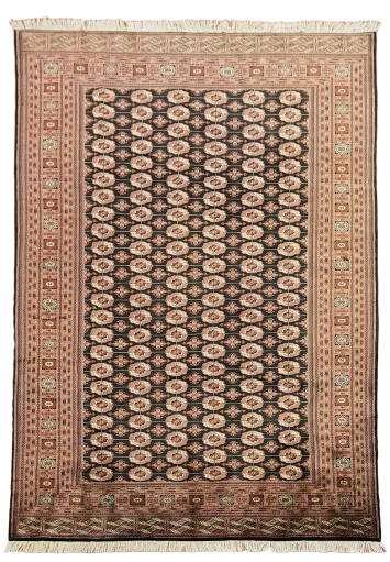 Vintage Wool Bokhara Oriental Area Rug 10x15