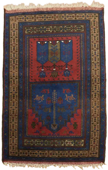 Anatolian Persian Wool Rug 3x5