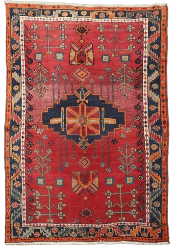 Tribal Vintage Wool Lori Persian Rug 5x7