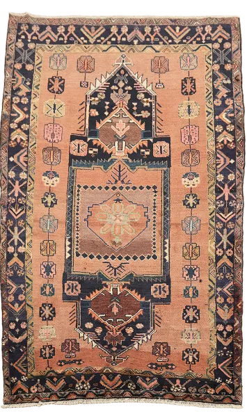 Vintage Decorative Wool Lori Persian Area Rug 5x8