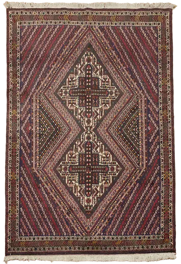 Shahrbabak Persian Rug 5x7