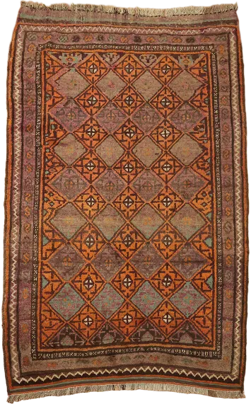 Tribal Balouch Persian Vintage Rug 4x6