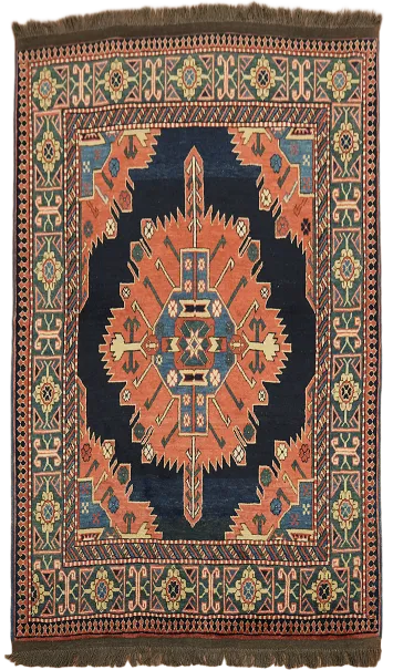 Wool Tribal Kazak Oriental Rug 5x7