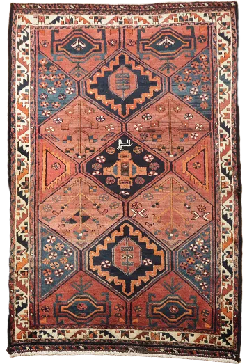 Bakhtiari Persian Tribal Wool  Rug 5x7