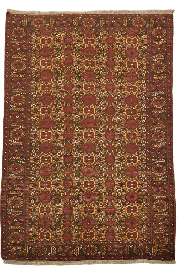 Tribal Wool Balouch Persian Rug 5x7