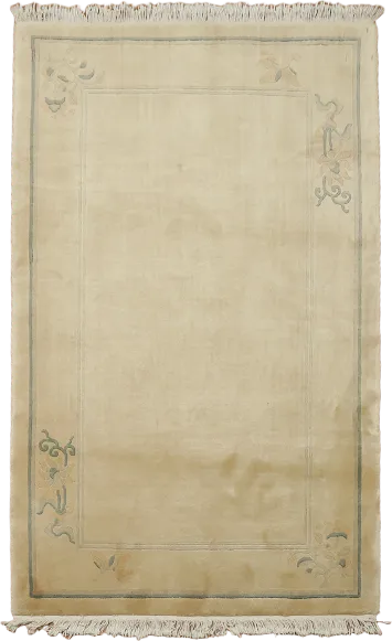 Art Deco Chinese Wool Rug 3x5