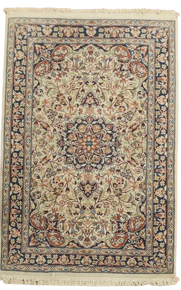Kashan Oriental Wool Rug 3x4