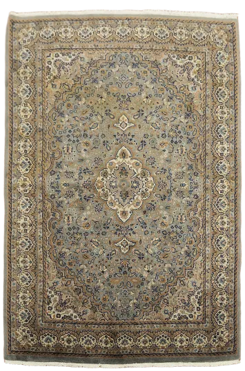 Kashan Oriental Wool Rug 4x6