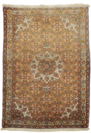 Vintage Wool Bidjar Persian Rug 3x5