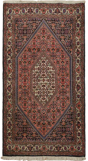 Vintage Wool Bidjar Persian Rug 3x5