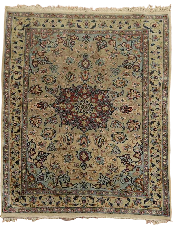 Fine Quality Collectible Wool Antique Kashan Persian Rug 2x3