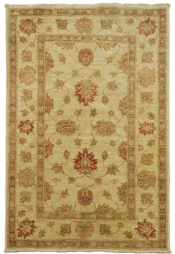 Peshawar Oriental Wool Rug 3x4