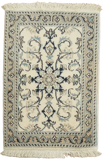 Floral Wool Nain Persian Rug 2x3