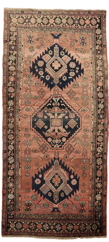 Shiraz Persian Runner Tribal Wool Rug 4x10