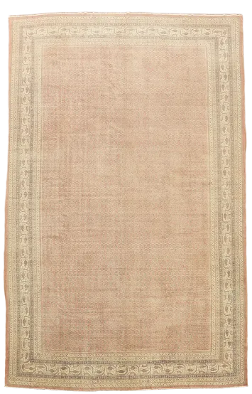 Antique Botemir Persian Large Wool Rug 12x18