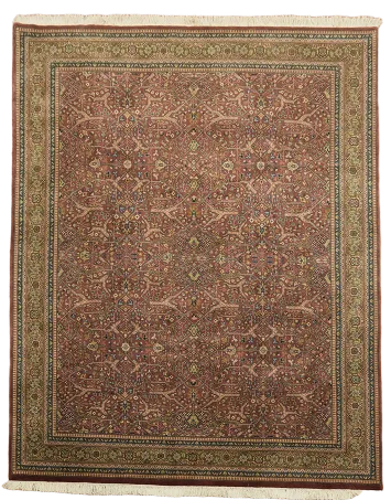 Agra Oriental Wool Area Rug 8x10
