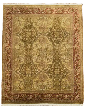 Agra Oriental Wool Area Rug 8x10