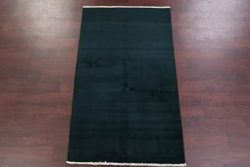 Solid Modern 3x6 Gabbeh Zolanvari Persian Rug Runner