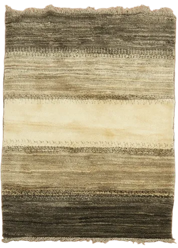 Modern 3x4 Gabbeh Zolanvari Shiraz Persian Area Rug