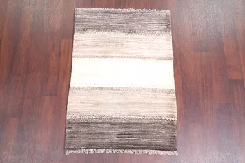 Modern 3x4 Gabbeh Zolanvari Shiraz Persian Area Rug