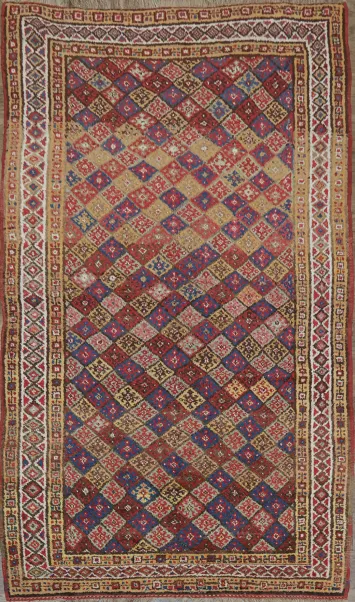 Tribal Nomad Gabbeh Shiraz Area Rug 5x8