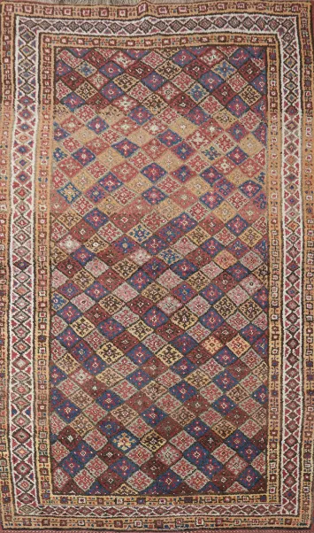Tribal Nomad Gabbeh Shiraz Area Rug 5x8