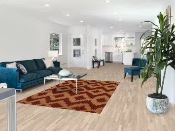 All-Over Gabbeh Handmade Area Rug 5x8