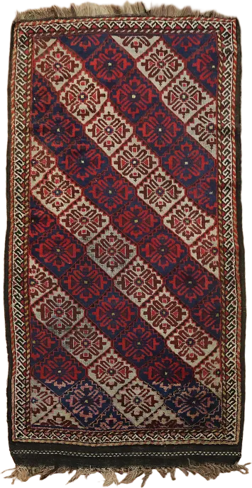 3x6 Kazak Caucasian Russian Oriental Area Rug