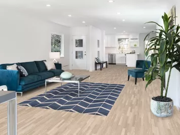 Blue Moroccan Trellis Oriental Area Rug 5x8