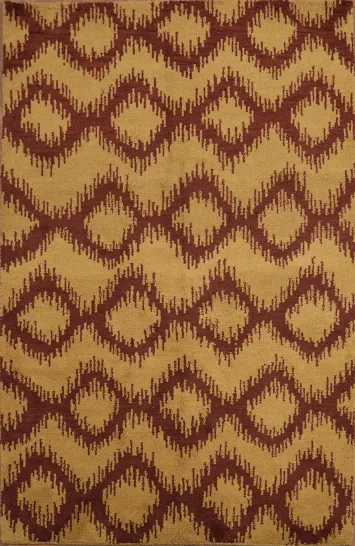 Moroccan Trellis Indian Area Rug 5x8