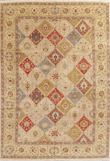 Traditional Decor Agra Area Rug with Intricate Geometric Design 10x14