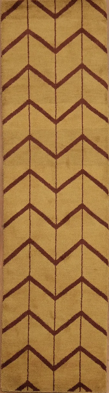 Moroccan Trellis Modern Runner Rug 3x10