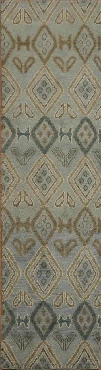 All-Over Moroccan Oriental Runner Rug 3x9