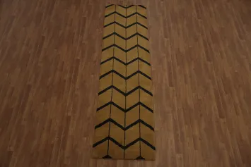 Elegant Chevron Moroccan Runner Rug 3x10 for Sophisticated Spaces