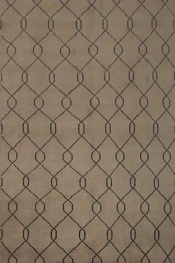 Style Beige Moroccan Area Rug 8x10 Minimalist Patterns and Grace