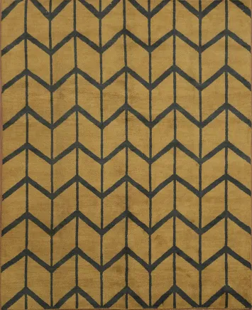 Chevron Style Moroccan Trellis Area Rug 8x10