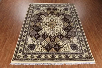 Geometric Bakhtiari Turkish Oriental Rug
