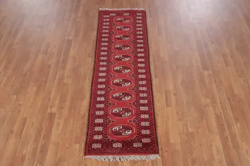 Handmade Geometric Balouch Persian Runner Rug 2x6