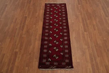 Geometric Balouch Persian Runner Rug 2x6