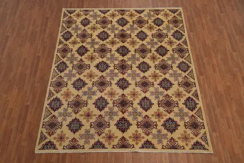 Geometric Kazak Chechen Oriental Area Rug 8x10
