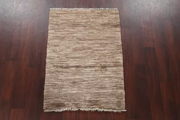 Modern 3x4 Gabbeh Shiraz Persian Area Rug