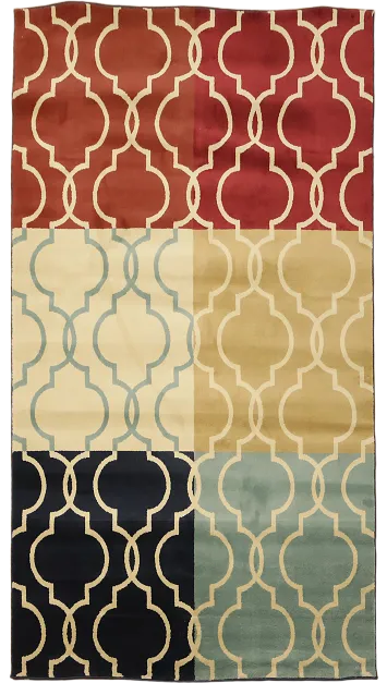 Multi-Color Modern Turkish Oriental Rug 5x8