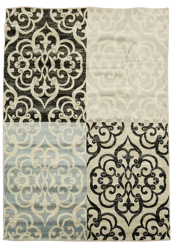 Multi-Color Modern Turkish Oriental Area Rug 5x7