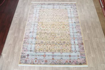 Vintage Style Distressed Heat-Set Area Rugs