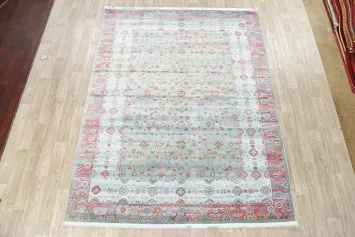 Vintage Style Distressed Heat-Set Area Rugs