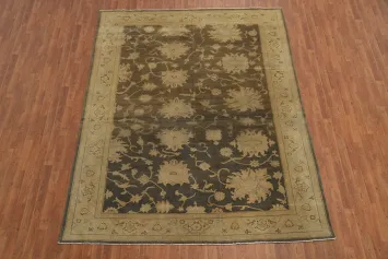 Vegetable Dye Oushak Turkish Area Rug 8x10